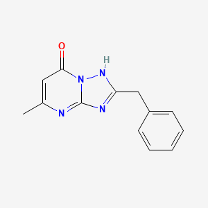 molecular formula C13H12N4O B5767793 2-benzyl-5-methyl[1,2,4]triazolo[1,5-a]pyrimidin-7(4H)-one 