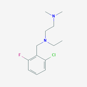 molecular formula C13H20ClFN2 B5767811 (2-chloro-6-fluorobenzyl)[2-(dimethylamino)ethyl]ethylamine 