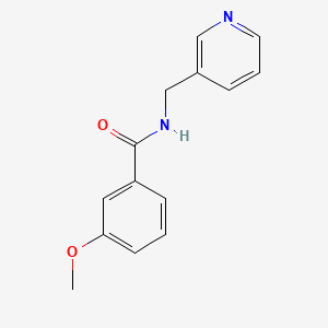 molecular formula C14H14N2O2 B5767856 3-methoxy-N-(3-pyridinylmethyl)benzamide 
