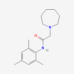 molecular formula C17H26N2O B5767862 2-(1-azepanyl)-N-mesitylacetamide 
