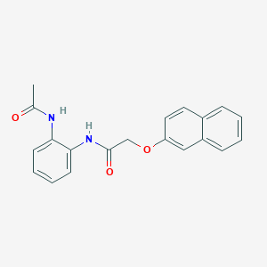 molecular formula C20H18N2O3 B5767905 N-[2-(acetylamino)phenyl]-2-(2-naphthyloxy)acetamide 