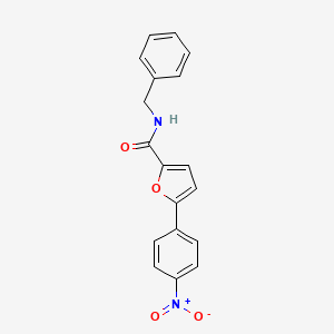 molecular formula C18H14N2O4 B5767990 N-benzyl-5-(4-nitrophenyl)-2-furamide 
