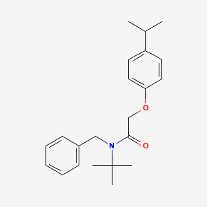 molecular formula C22H29NO2 B5768065 N-benzyl-N-(tert-butyl)-2-(4-isopropylphenoxy)acetamide 