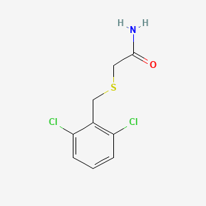 molecular formula C9H9Cl2NOS B5768095 2-[(2,6-dichlorobenzyl)thio]acetamide 