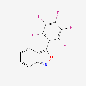 B576814 3-(Perfluorophenyl)benzo[c]isoxazole CAS No. 14186-66-4