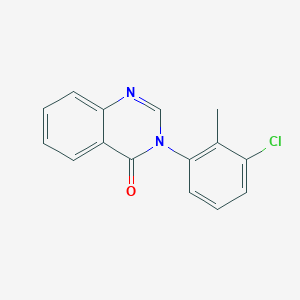 molecular formula C15H11ClN2O B5768185 3-(3-氯-2-甲基苯基)-4(3H)-喹唑啉酮 