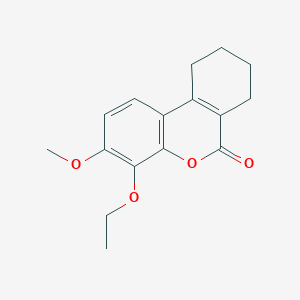 molecular formula C16H18O4 B5768213 4-ethoxy-3-methoxy-7,8,9,10-tetrahydro-6H-benzo[c]chromen-6-one 