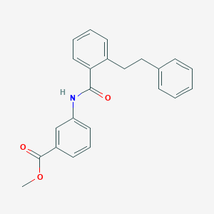 molecular formula C23H21NO3 B5768223 methyl 3-{[2-(2-phenylethyl)benzoyl]amino}benzoate 