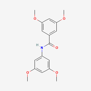 molecular formula C17H19NO5 B5768393 N-(3,5-dimethoxyphenyl)-3,5-dimethoxybenzamide 