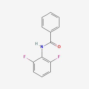 molecular formula C13H9F2NO B5768434 N-(2,6-二氟苯基)苯甲酰胺 