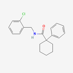 N-(2-chlorobenzyl)-1-phenylcyclohexanecarboxamide