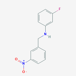 (3-fluorophenyl)(3-nitrobenzyl)amine