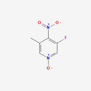 molecular formula C6H5FN2O3 B576854 3-氟-5-甲基-4-硝基吡啶-1-氧化物 CAS No. 13958-88-8