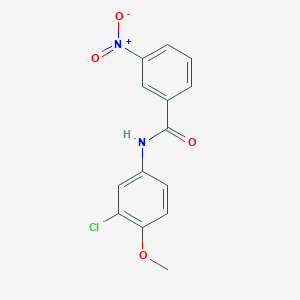 N-(3-chloro-4-methoxyphenyl)-3-nitrobenzamide