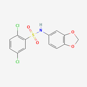 N-1,3-benzodioxol-5-yl-2,5-dichlorobenzenesulfonamide