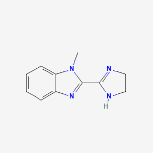 2-(4,5-Dihydro-1H-imidazol-2-yl)-1-methyl-1H-benzimidazole