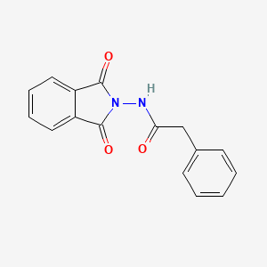 molecular formula C16H12N2O3 B5768819 N-(1,3-dioxo-1,3-dihydro-2H-isoindol-2-yl)-2-phenylacetamide CAS No. 326902-41-4