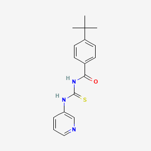 molecular formula C17H19N3OS B5768863 4-tert-butyl-N-[(3-pyridinylamino)carbonothioyl]benzamide 