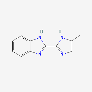 2-(4-Methyl-4,5-dihydro-1H-imidazol-2-yl)-1H-benzimidazole