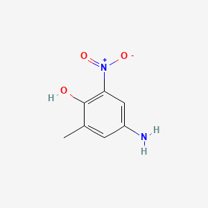 B576897 4-Amino-2-methyl-6-nitrophenol CAS No. 13478-91-6