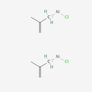 molecular formula C8H14Cl2Ni2-2 B576906 二甲烯基镍氯化物二聚体 CAS No. 12145-60-7