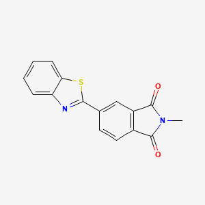 molecular formula C16H10N2O2S B5769084 5-(1,3-benzothiazol-2-yl)-2-methyl-1H-isoindole-1,3(2H)-dione 