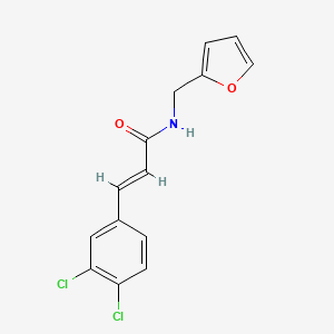 molecular formula C14H11Cl2NO2 B5769092 3-(3,4-dichlorophenyl)-N-(2-furylmethyl)acrylamide 