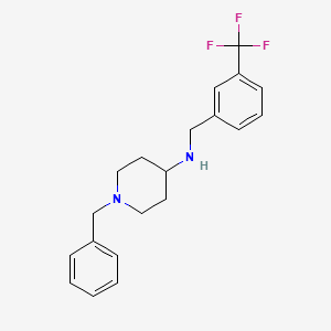 molecular formula C20H23F3N2 B5769179 1-benzyl-N-[3-(trifluoromethyl)benzyl]-4-piperidinamine 