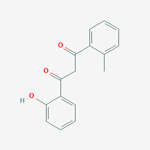 molecular formula C16H14O3 B5769184 1-(2-hydroxyphenyl)-3-(2-methylphenyl)-1,3-propanedione 