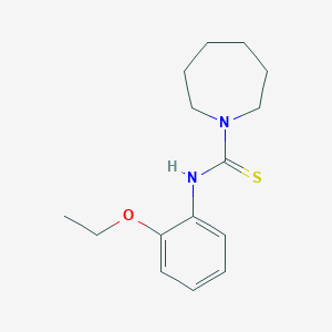 molecular formula C15H22N2OS B5769203 N-(2-ethoxyphenyl)-1-azepanecarbothioamide 