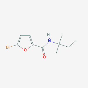 molecular formula C10H14BrNO2 B5769230 5-bromo-N-(1,1-dimethylpropyl)-2-furamide 