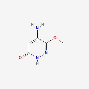 5-Amino-6-methoxypyridazin-3(2H)-one