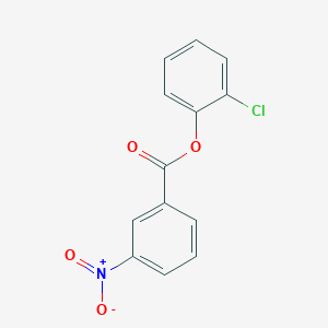 molecular formula C13H8ClNO4 B5769258 2-氯苯基 3-硝基苯甲酸酯 CAS No. 85965-90-8