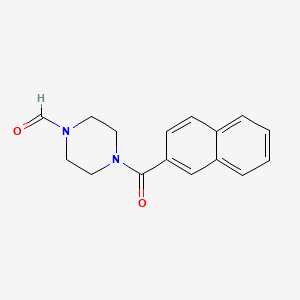 molecular formula C16H16N2O2 B5769311 4-(2-naphthoyl)-1-piperazinecarbaldehyde 