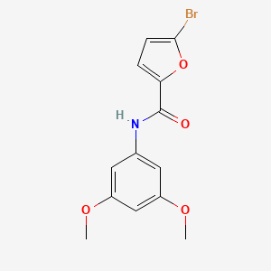 molecular formula C13H12BrNO4 B5769332 5-bromo-N-(3,5-dimethoxyphenyl)-2-furamide 