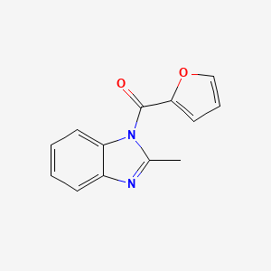molecular formula C13H10N2O2 B5769337 1-(2-furoyl)-2-methyl-1H-benzimidazole 