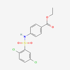 ethyl 4-{[(2,5-dichlorophenyl)sulfonyl]amino}benzoate