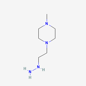 1-(2-Hydrazinylethyl)-4-methylpiperazine