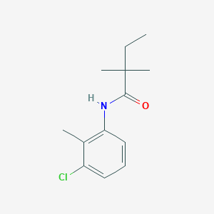 molecular formula C13H18ClNO B5769398 N-(3-chloro-2-methylphenyl)-2,2-dimethylbutanamide 