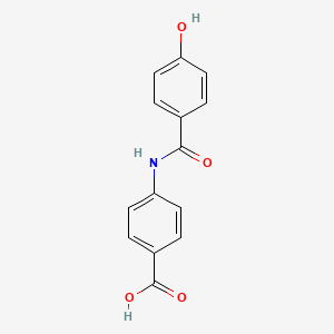 molecular formula C14H11NO4 B5769509 4-[(4-hydroxybenzoyl)amino]benzoic acid 