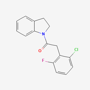 1-[(2-chloro-6-fluorophenyl)acetyl]indoline