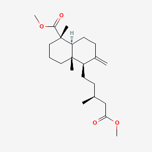 methyl (1S,4aS,5R,8aS)-5-[(3S)-5-methoxy-3-methyl-5-oxopentyl]-1,4a-dimethyl-6-methylidene-3,4,5,7,8,8a-hexahydro-2H-naphthalene-1-carboxylate