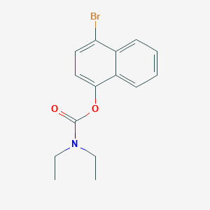 molecular formula C15H16BrNO2 B5769545 4-bromo-1-naphthyl diethylcarbamate 
