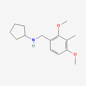 N-(2,4-dimethoxy-3-methylbenzyl)cyclopentanamine