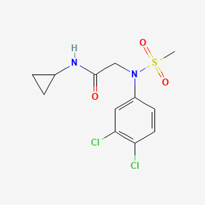 N~1~-cyclopropyl-N~2~-(3,4-dichlorophenyl)-N~2~-(methylsulfonyl)glycinamide