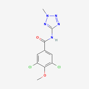 3,5-dichloro-4-methoxy-N-(2-methyl-2H-tetrazol-5-yl)benzamide