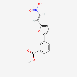 ethyl 3-[5-(2-nitrovinyl)-2-furyl]benzoate
