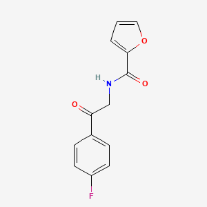N-[2-(4-fluorophenyl)-2-oxoethyl]-2-furamide