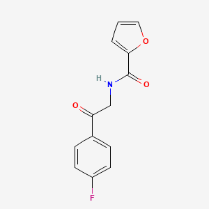 N-[2-(4-fluorophenyl)-2-oxoethyl]furan-2-carboxamide