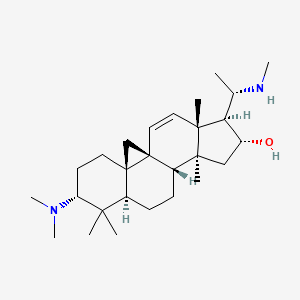 molecular formula C27H46N2O B576968 Cyclokoreanine B CAS No. 10413-97-5